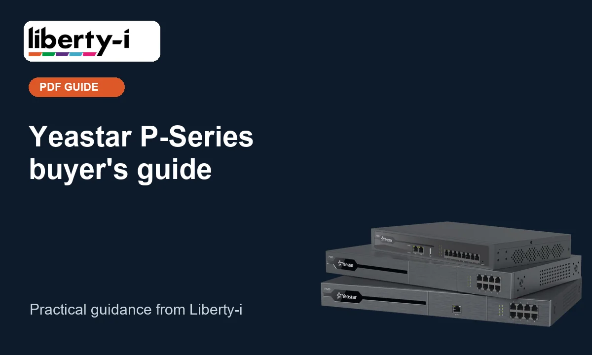 Cover of the Liberty-i Yeastar P-Series buyer's guide