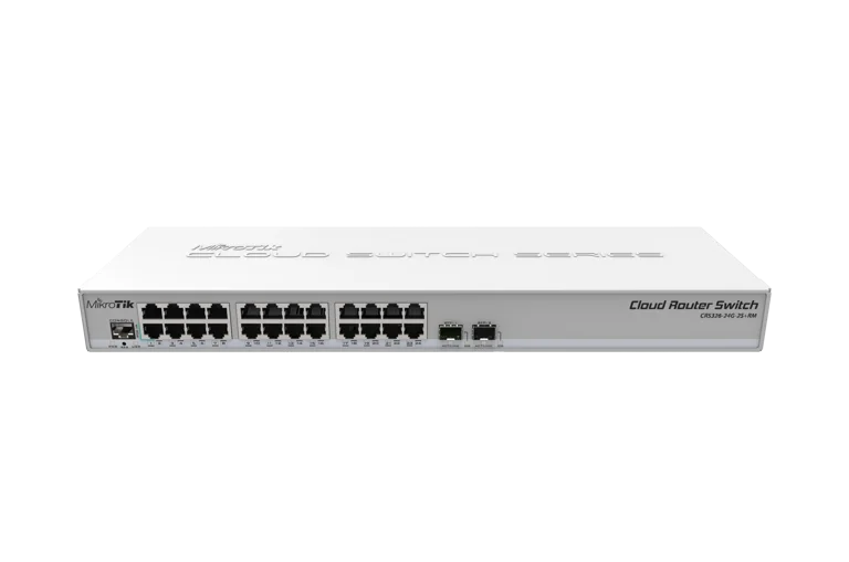 MikroTik Cloud Router Switch 326-24G-2S+RM (CRS326-24G-2S+RM)